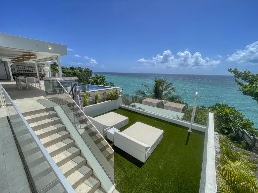 15 Location villa piscine vue mer ilet Gosier Guadeloupe_terrasse